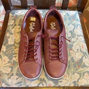 Gelato Tampa Red Leather Slip-on Sneakers